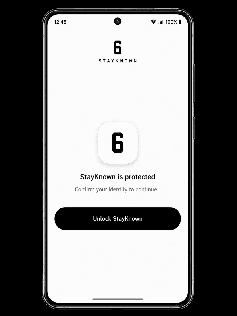StayKnown secure chat